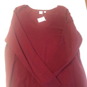 Gap Dark Red Sweater with Tags on